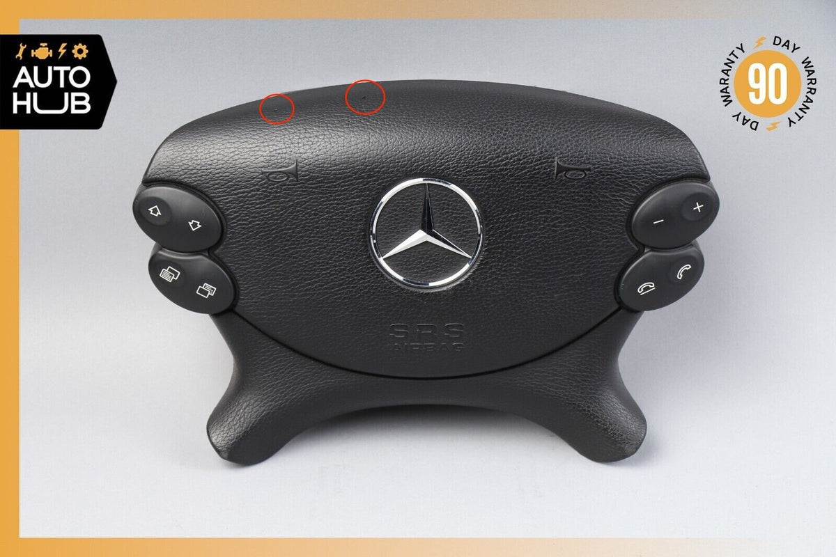 Mercedes R230 SL500 SL55 AMG CLK500 E350 Steering Wheel Airbag Air Bag Black OEM - photo 1