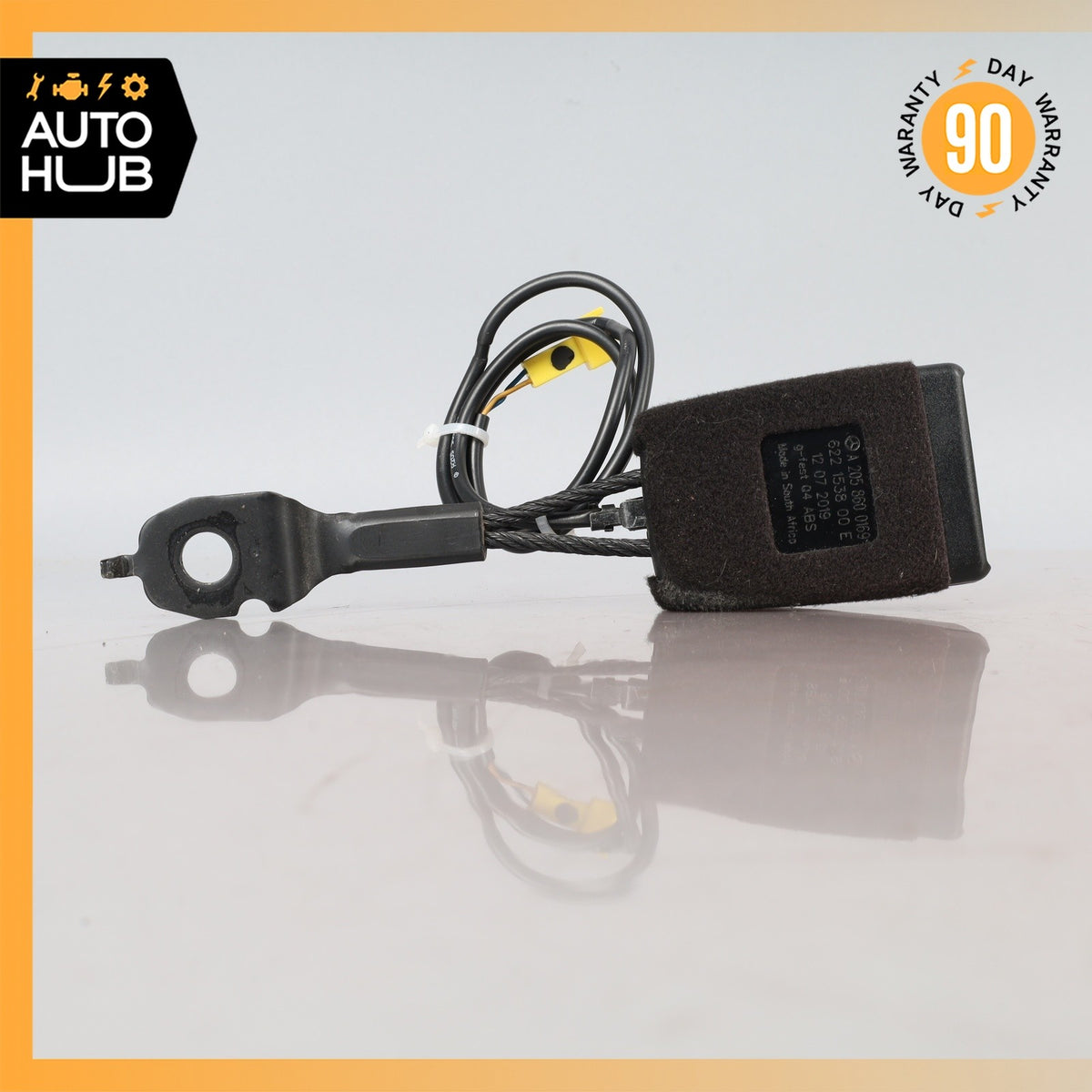 15-18 Mercedes W205 C300 C43 AMG Seat Belt Buckle Front Right or Left Side OEM - photo 7