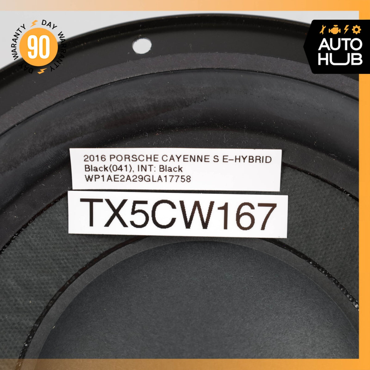 Porsche Cayenne 958 S E-Hybrid Subwoofer Sub Woofer Speaker OEM - photo 9