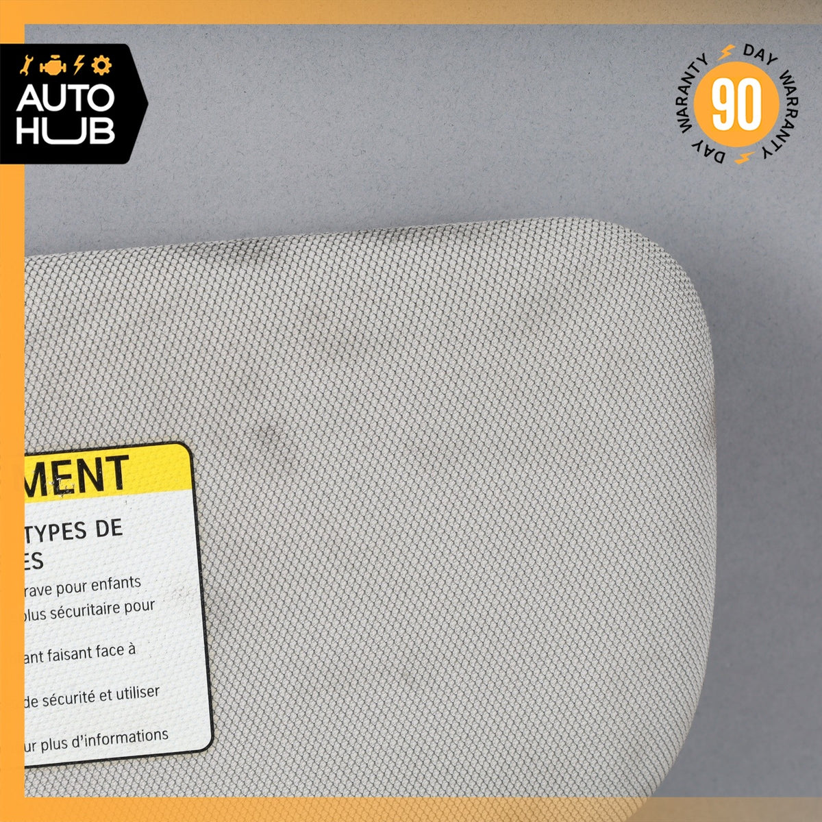14-21 BMW i3 I01 Right Passenger Side Sunvisor Sun Visor Beige OEM - photo 6