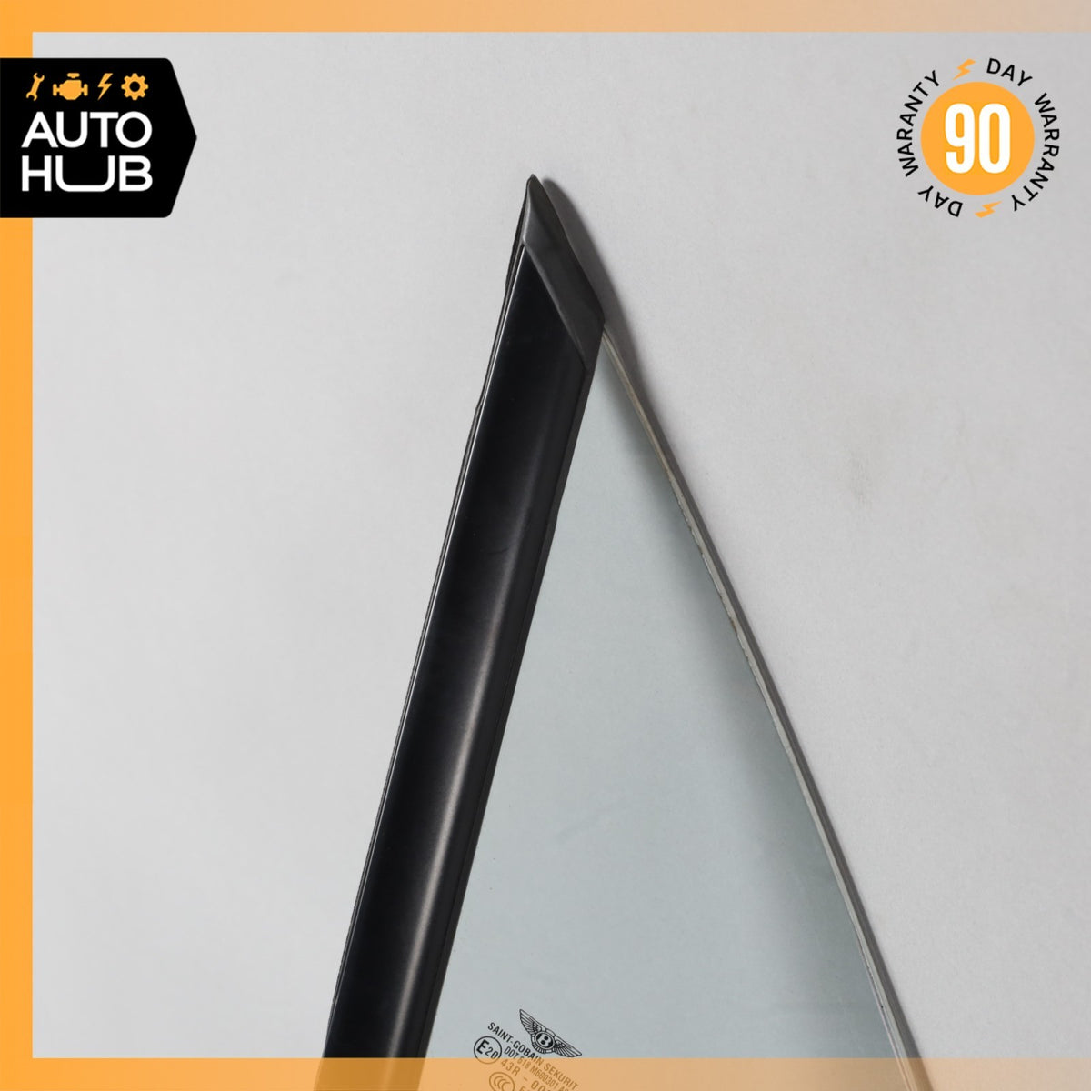 03-10 Bentley Continental GT Coupe Front Right Side Door Vent Window Glass OEM - photo 3