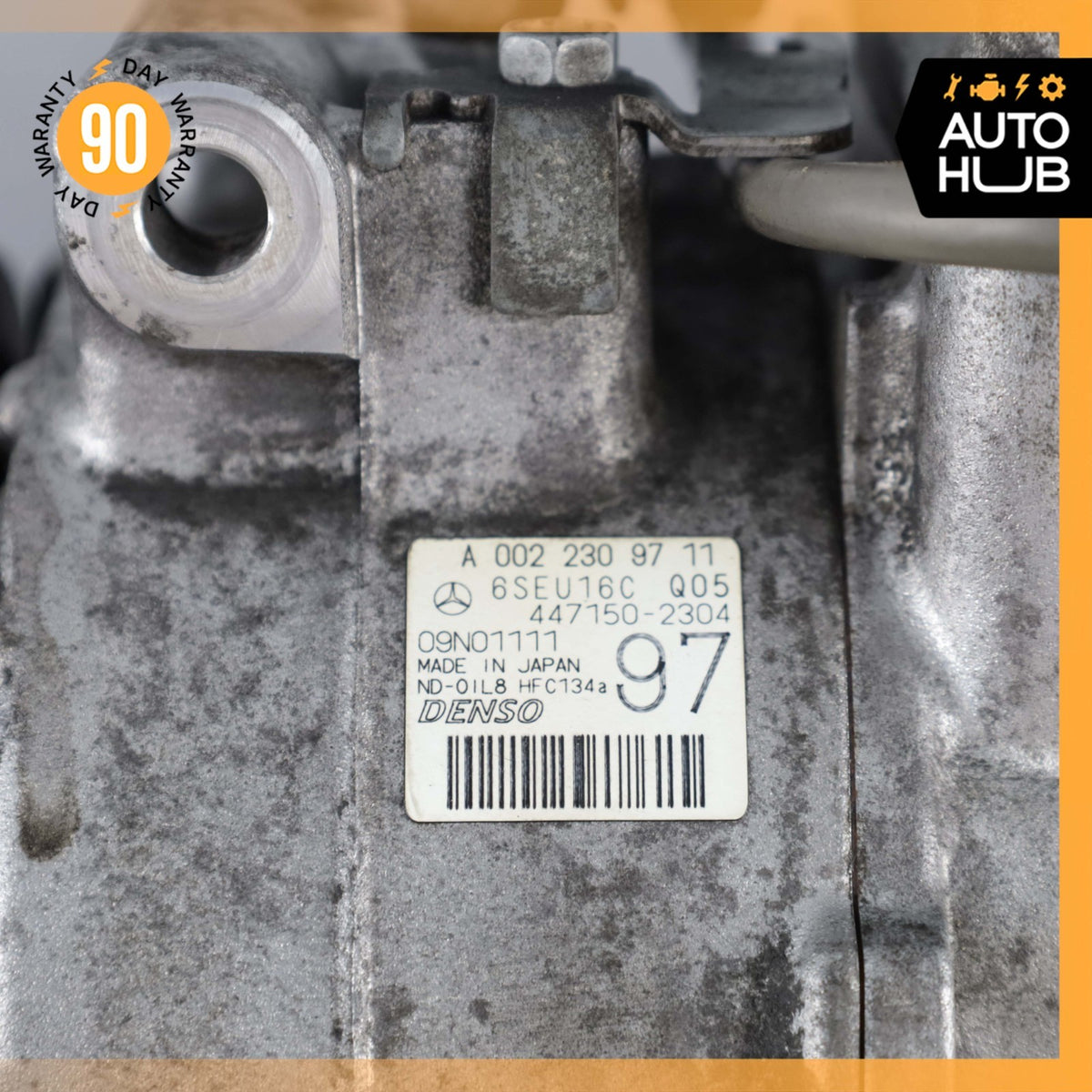 12-18 Mercedes W207 E550 A/C Air Conditioning Compressor 0022309711 OEM - photo 17