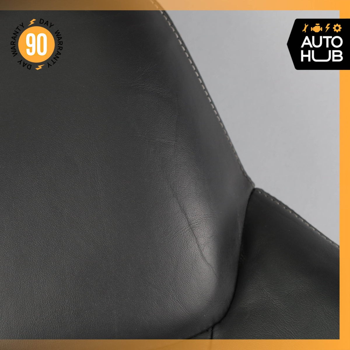 13-17 Audi S5 Convertible Front Left Top Upper Seat Cushion Nappa Black OEM - photo 9
