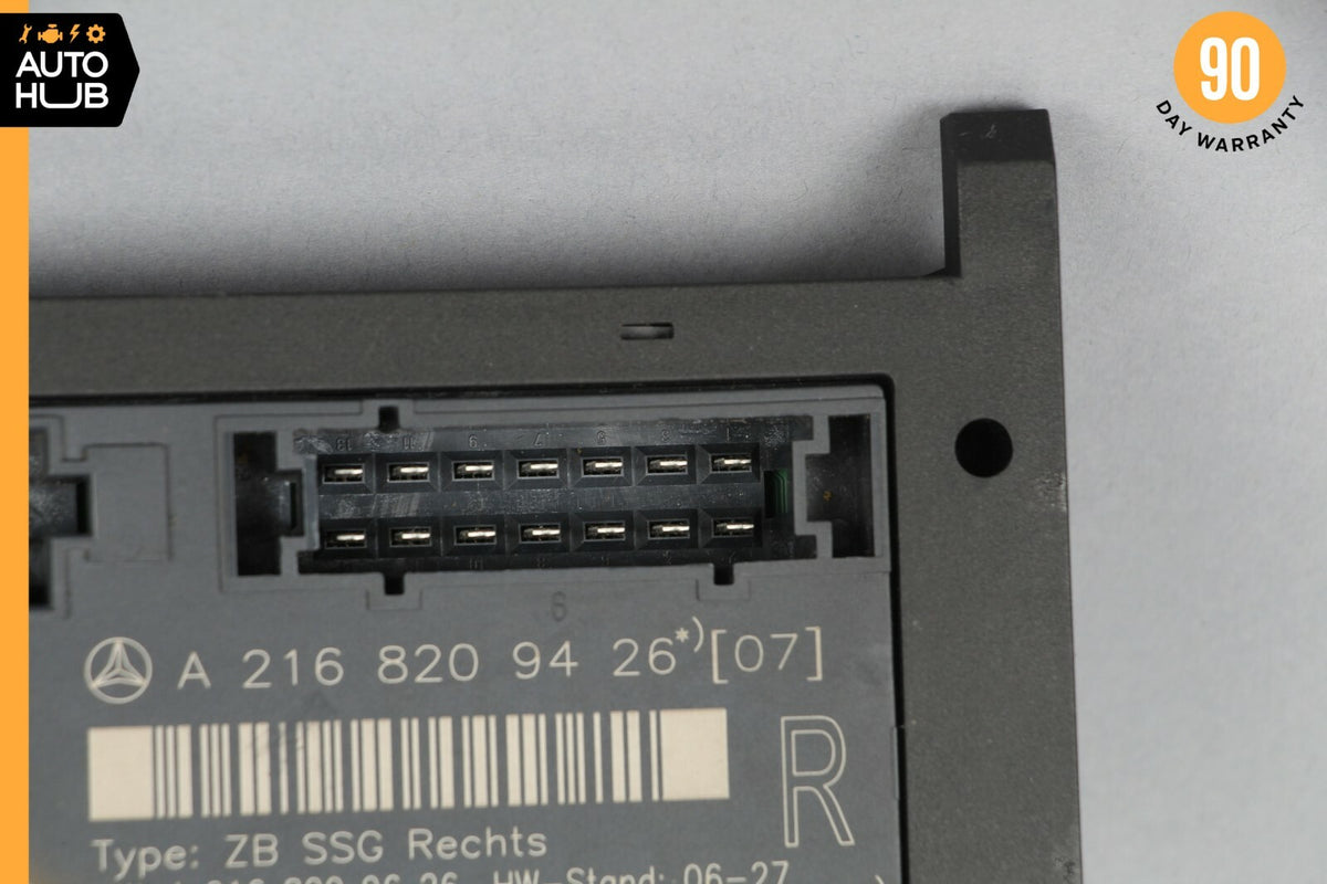 07-14 Mercedes W216 CL63 CL550 Front Right Seat Control Module 2168209426 OEM - photo 7