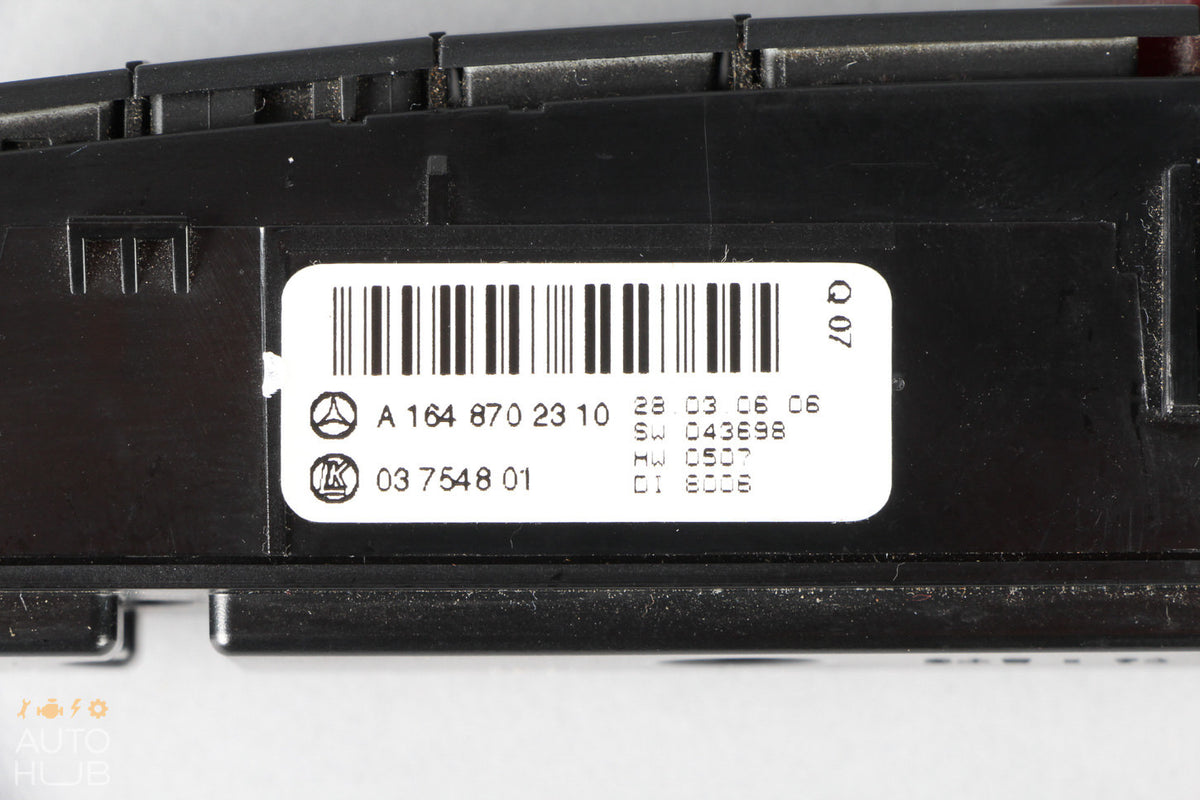 06-12 Mercedes X164 ML450 GL450 Center Console Switch Panel 1648702310 OEM - photo 11
