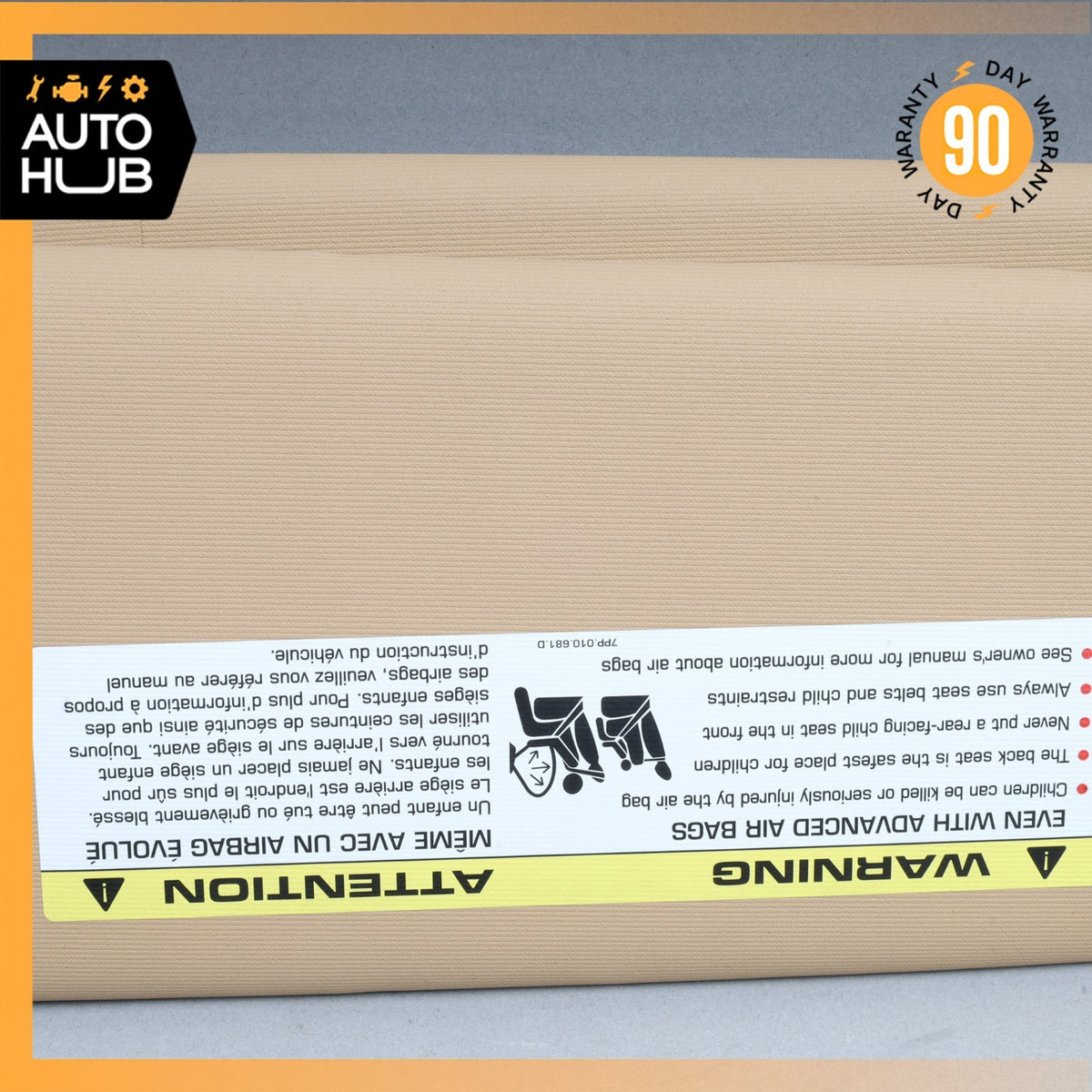 15-18 Porsche Cayenne 958 Sun Visor Sunvisor Front Left Luxor Beige OEM - photo 18