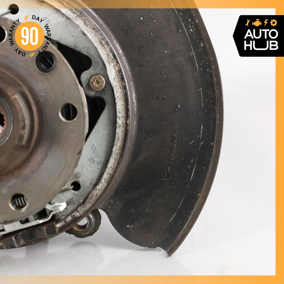 Porsche Cayenne 955 Turbo S Rear Left Side Spindle Knuckle Hub w/ Shield OEM - photo 6