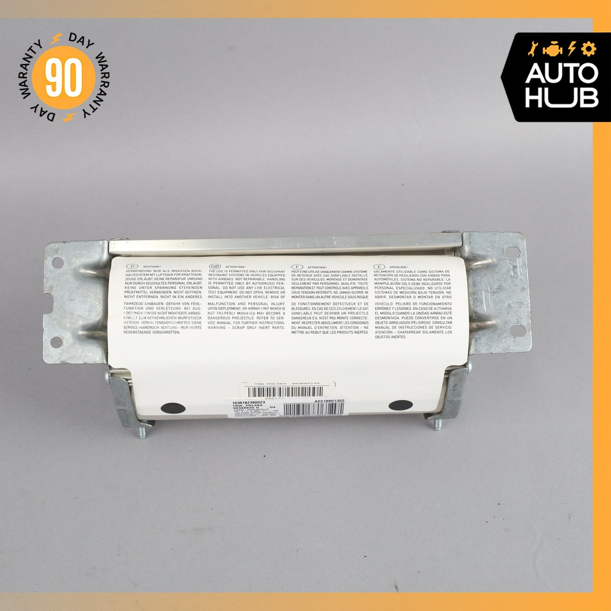 07-14 Mercedes W221 S550 CL550 Dashboard Right Passenger Side Airbag Air Bag OEM - photo 1