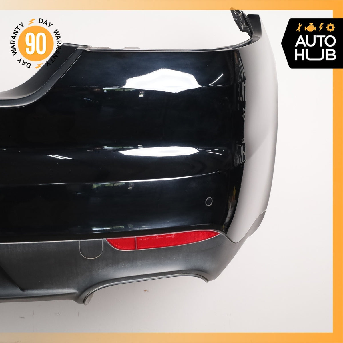 14-16 Porsche Panamera 970 Rear Bumper Cover Black OEM - photo 9