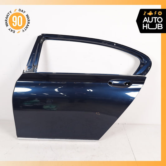 16-22 BMW G12 750Li 740Li Rear Left Driver Side Door Shell Blue OEM - photo 1