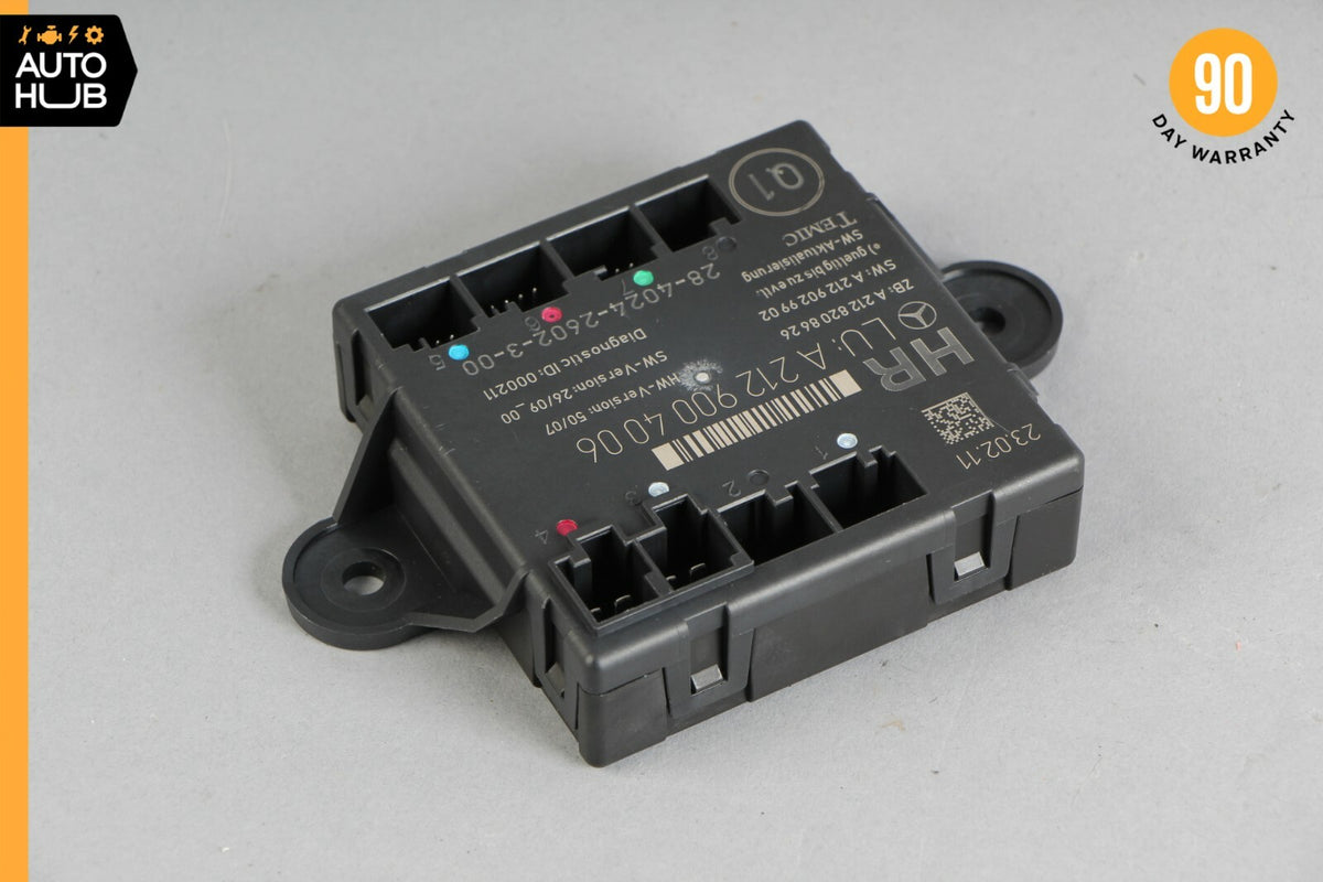 08-18 Mercedes W212 E350 C300 E550 Rear Right Side Door Control Module OEM 30k - photo 3