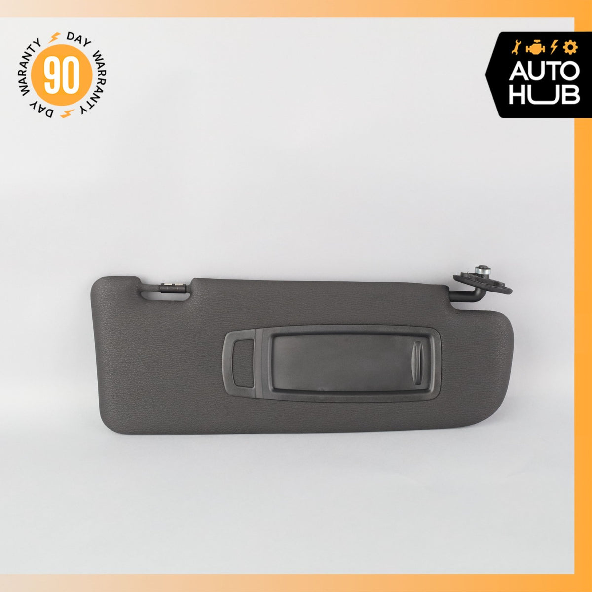 BMW E71 X6M Right Sunvisor Sun Visor Shade Black 7281665 OEM 62k - photo 5