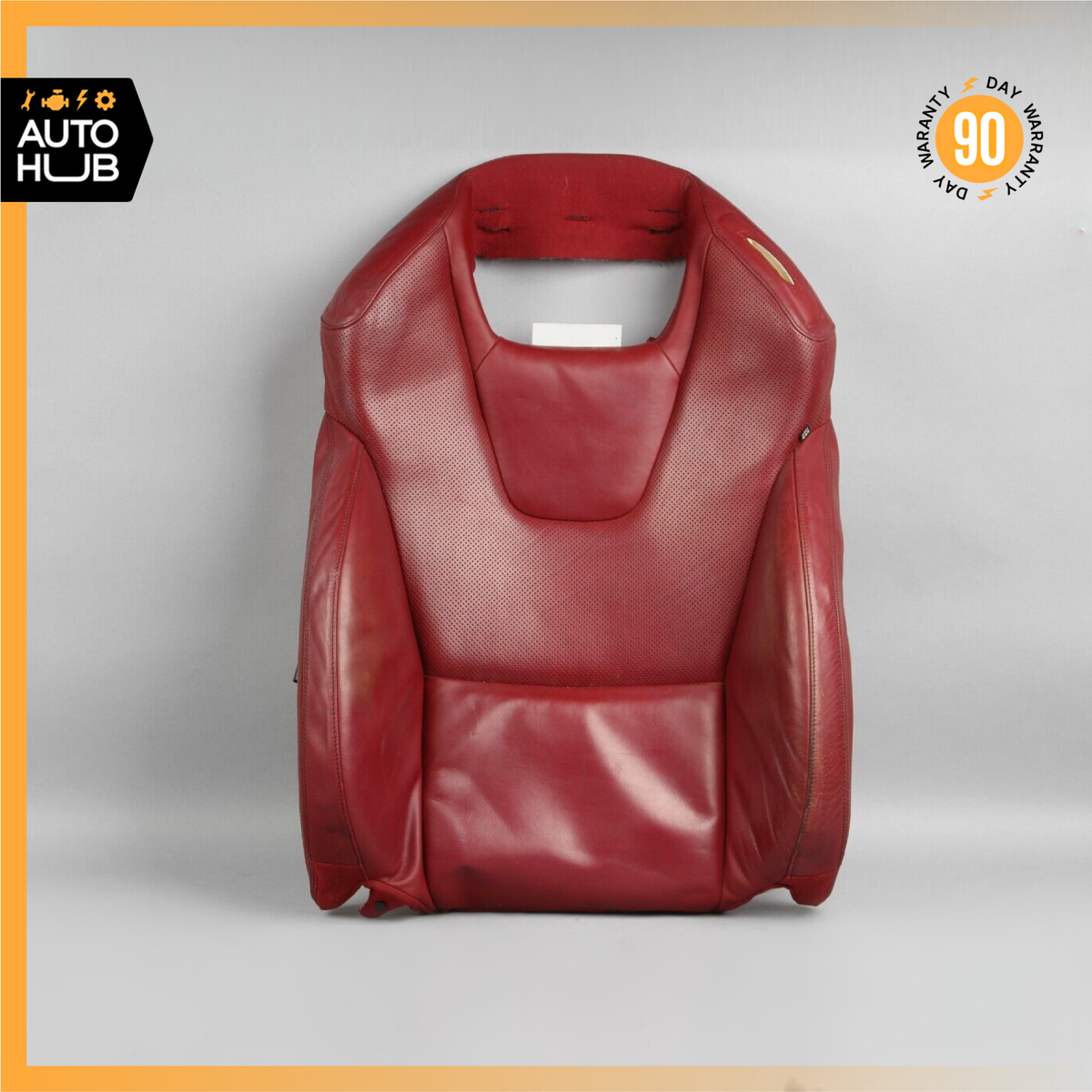 12-16 Mercedes R172 SLK250 SLK300 Front Left Side Upper Seat Cushion Red OEM 75k - photo 2