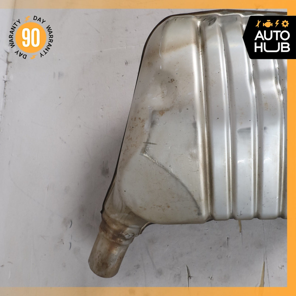 17-18 Mercedes W213 E43 AMG Left & Right Side Exhaust Muffler Mufflers OEM 77k - photo 7