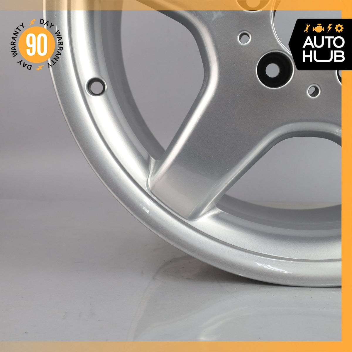 Mercedes W208 CLK430 SLK320 7.5 x 17 17" Front Wheel Rim Chrome 1704011302 OEM - photo 5
