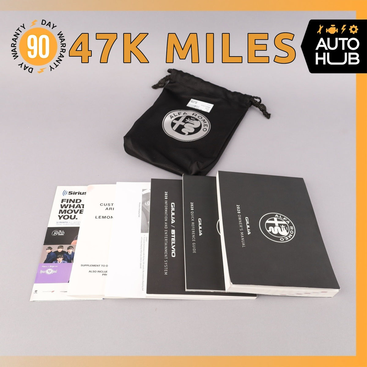 2020 Alfa Romeo 952 Giulia Owner's Manual Book Set OEM - photo 1