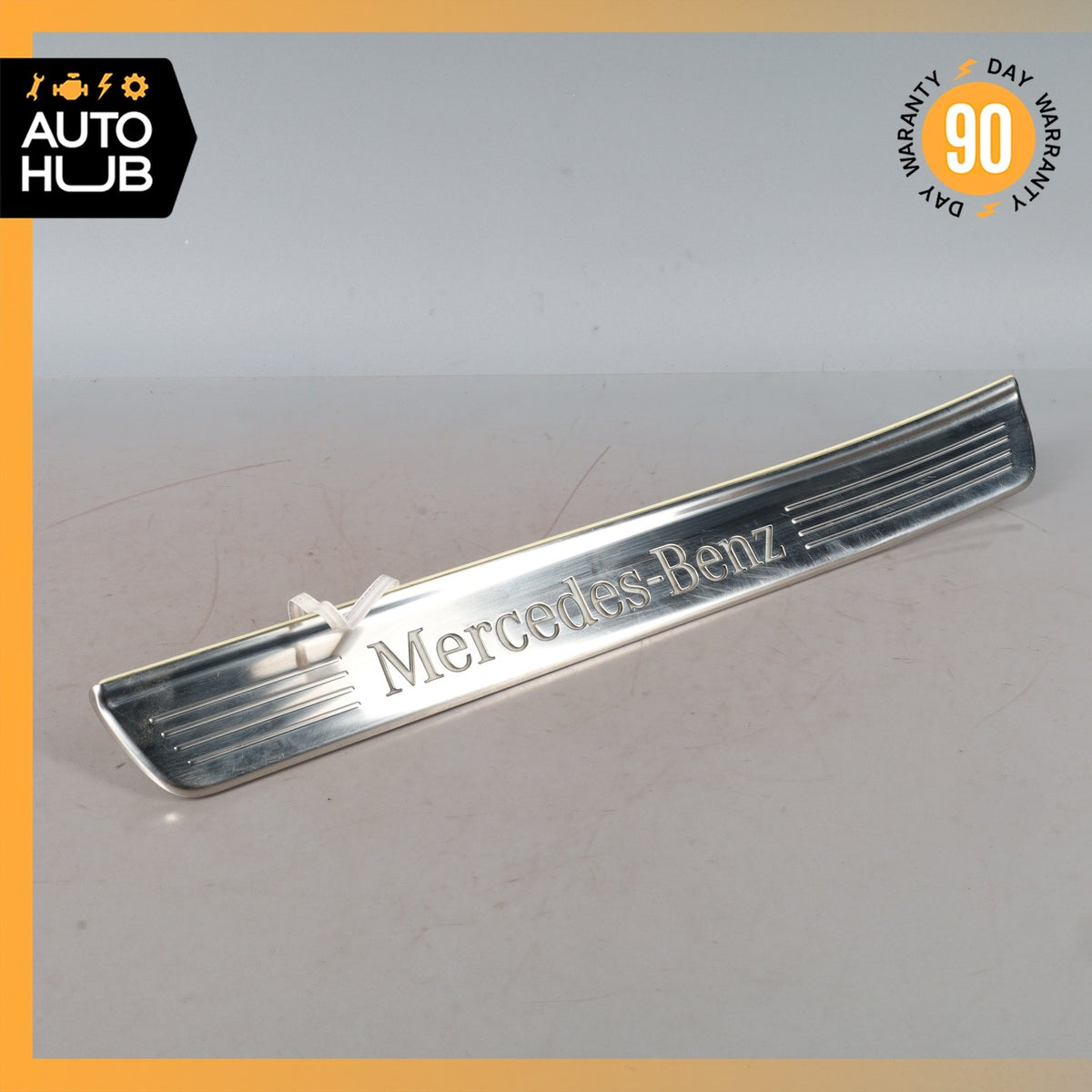 14-20 Mercedes W222 S550 S600 Rear Left Illuminated Door Step Sill Panel OEM - photo 1