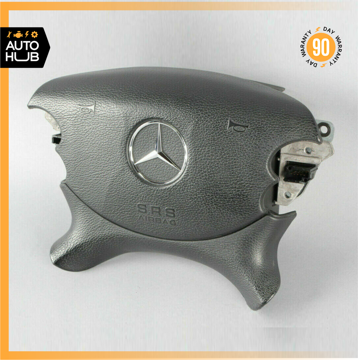 Mercedes R230 SL500 E350 CLK500 Steering Wheel Airbag Air Bag Black OEM - photo 1
