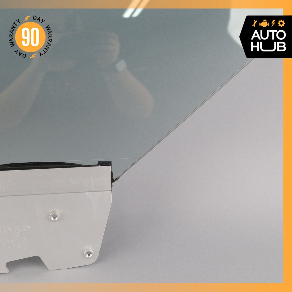 03-10 Bentley Continental GT Coupe Rear Left Side Quarter Window Glass OEM 81k - photo 5