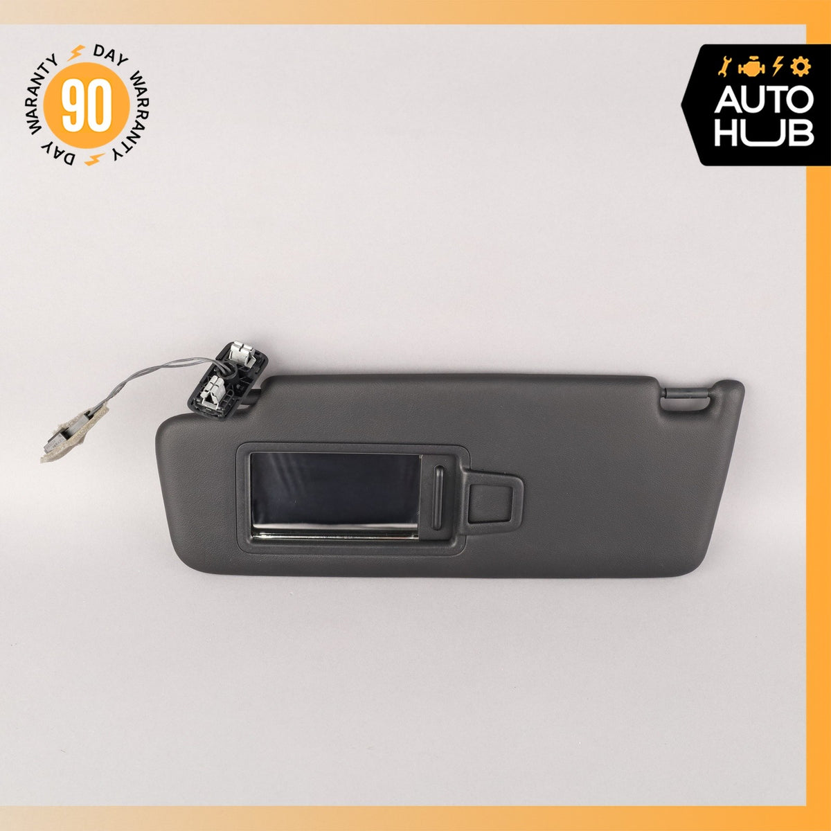 15-18 Porsche Macan 95B S Left Side Sun Visor Sunvisor Black 95B857551AS OEM 74k - photo 9