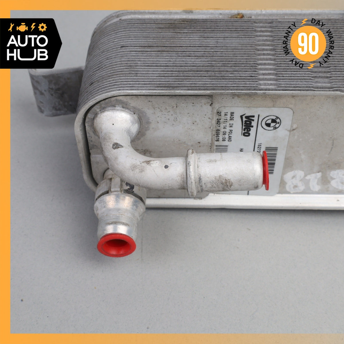 07-13 BMW E70 X5 Automatic Transmission Oil Cooler Radiator OEM - photo 3