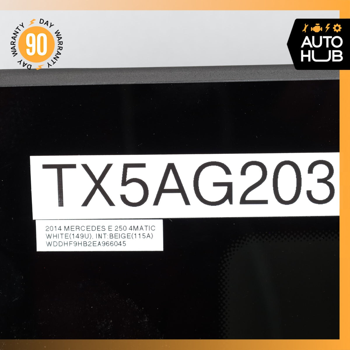 10-16 Mercedes W212 E250 E350 Center Panoramic Pano Sunroof Sun Roof Glass OEM - photo 16