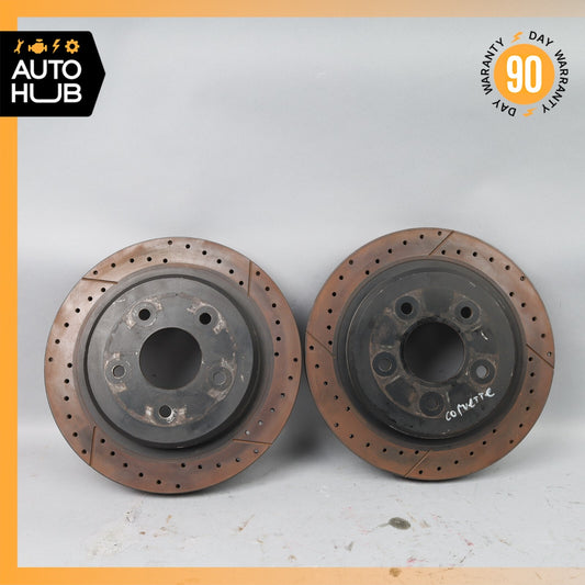 04-13 Corvette C6 / Cadillac XLR Rear Brake Rotor Disc Set of 2 Set Aftermarket - photo 1