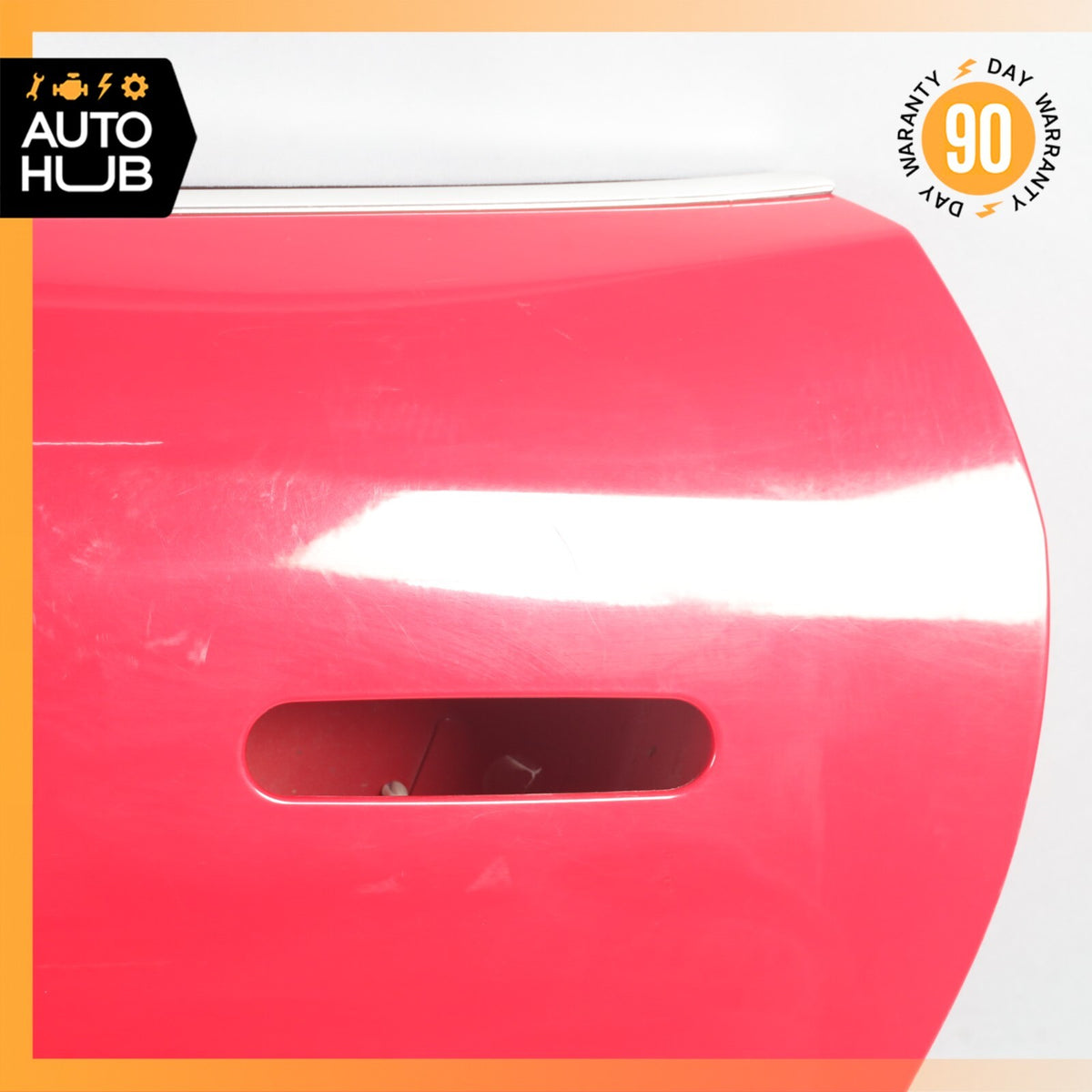 14-24 Jaguar X152 F-Type S Left Driver Side Door Shell Panel Caldera Red OEM 21k - photo 14