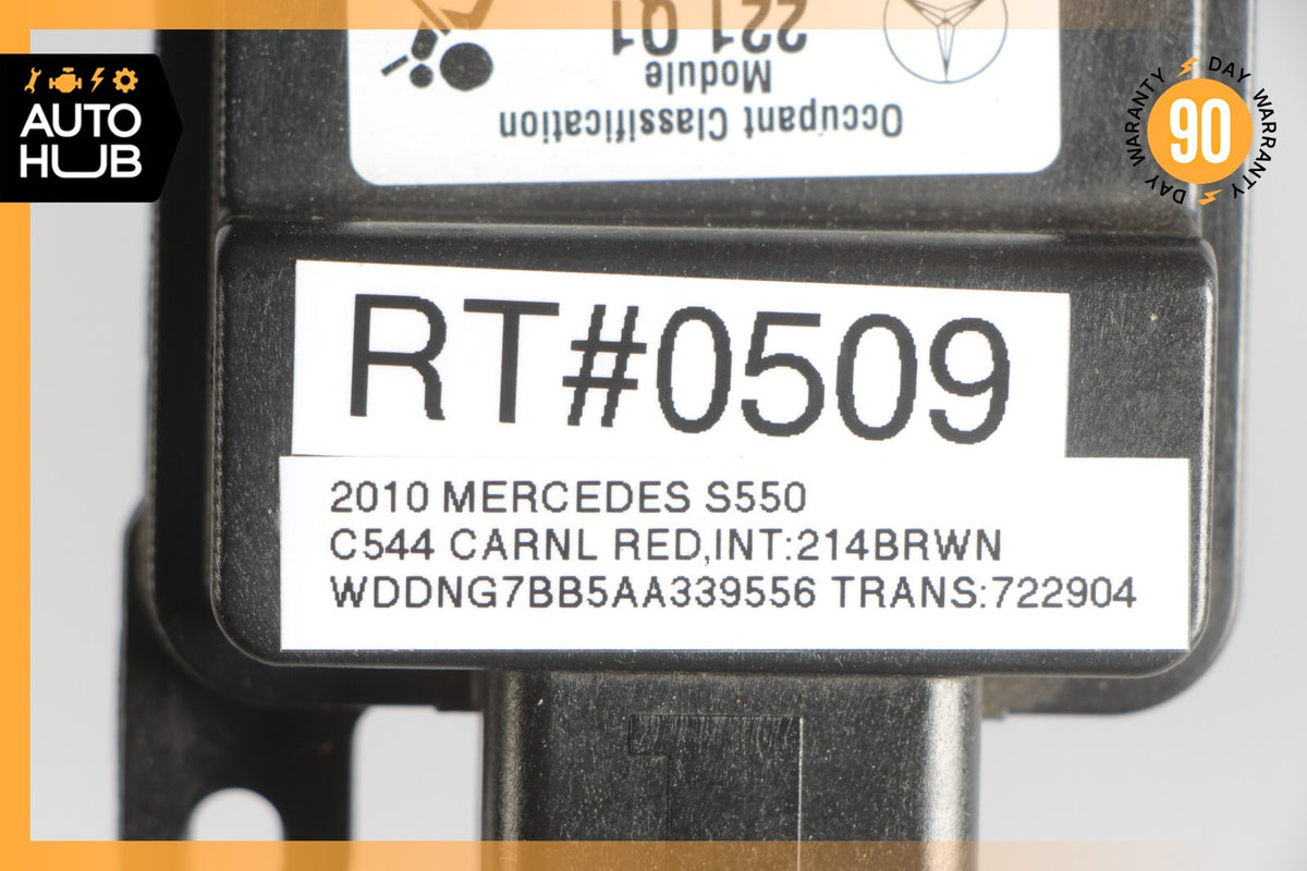 10-13 Mercedes W221 S550 S400 S350 Occupant Seat Module Sensor Front Right OEM - photo 8