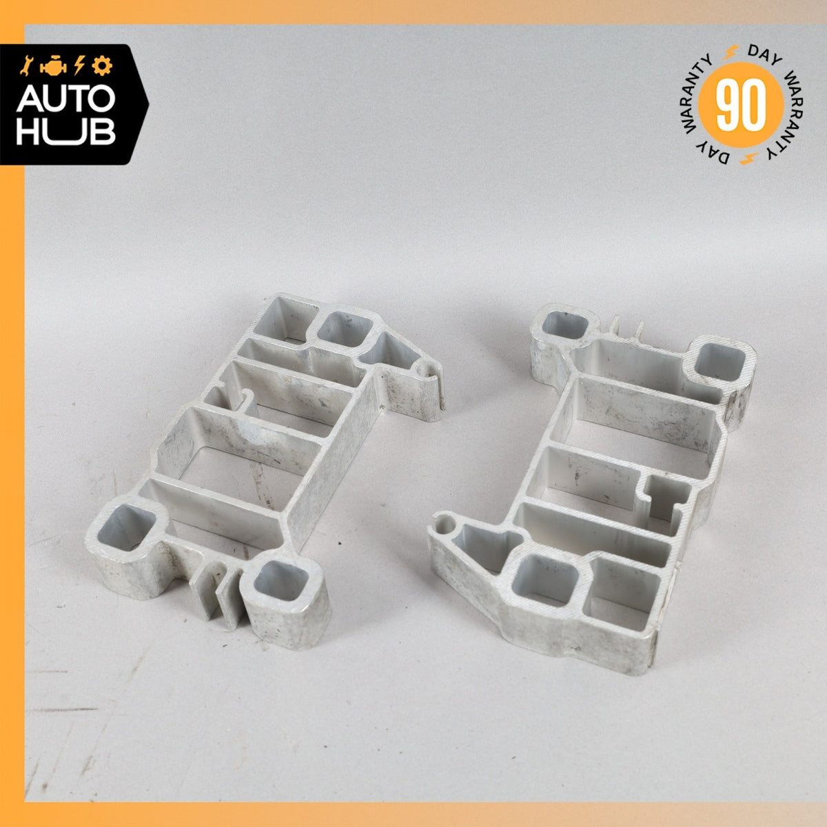 Porsche Macan 95B Front Bumper Reinforcement Adapter Bracket Set of 2 OEM - photo 6