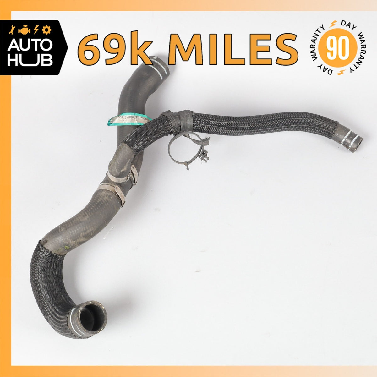 14-20 Maserati Quattroporte Engine Coolant Outlet Water Pipe OEM 69k - photo 1