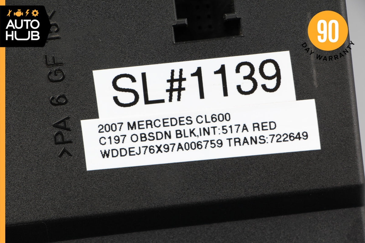 07-14 Mercedes W216 CL600 CL550 S550 Rear Trunk Relay SAM Module 2215403862 OEM - photo 10