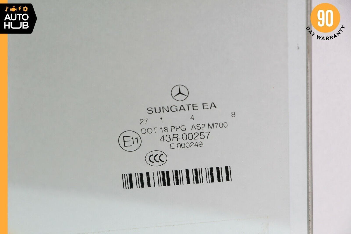 07-13 Mercedes W221 S550 S400 S350 Rear Left Driver Side Door Window Glass OEM - photo 6