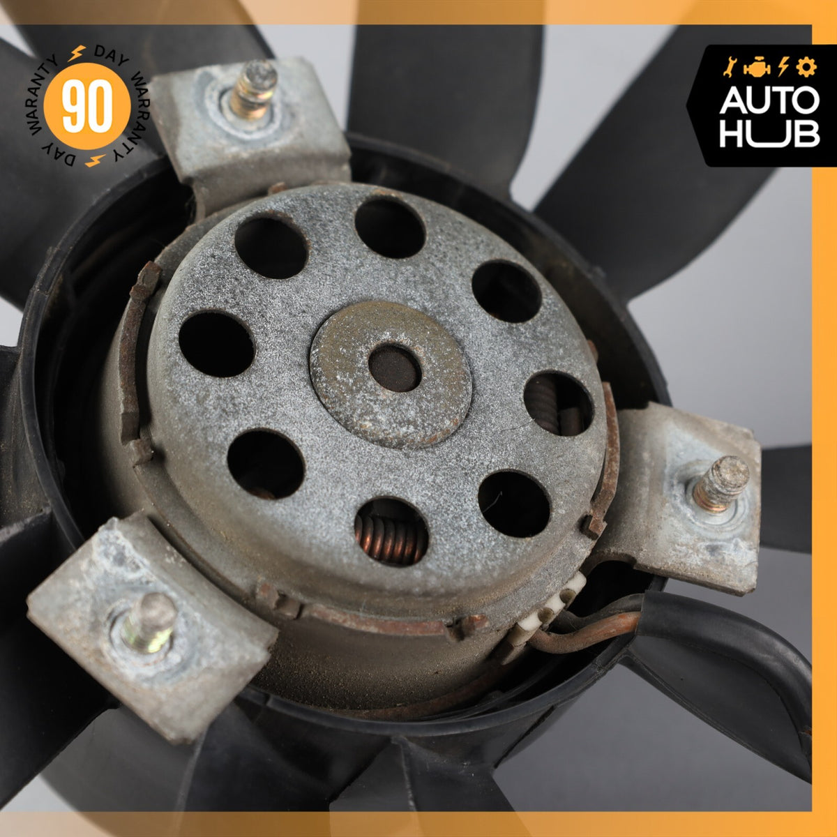 90-02 Mercedes R129 SL320 SL500 Radiator Cooling Fan Motor Set 0005007693 OEM - photo 12