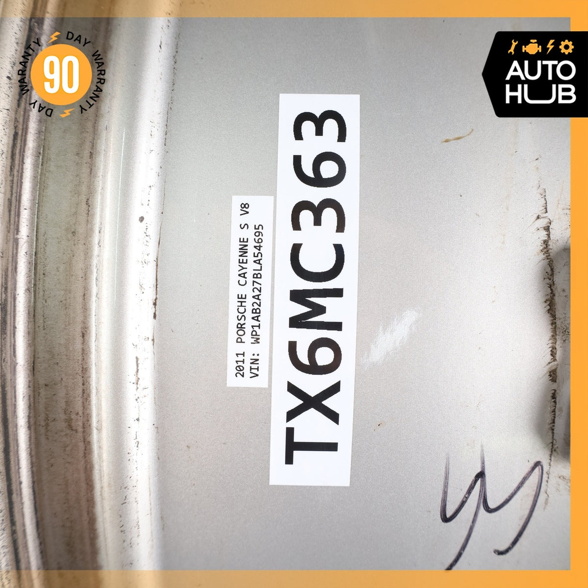 Porsche Cayenne 958 9 x 20 20" Wheel Rim Silver 7P5601025B OEM - photo 16