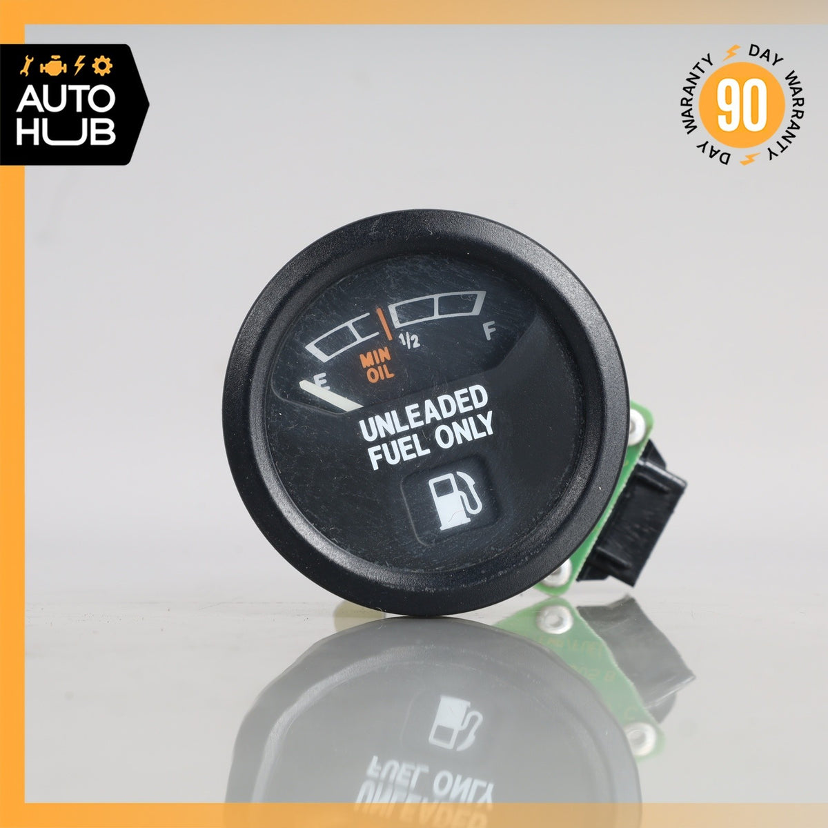 90-92 Bentley Eight Mulsanne Turbo Dashboard Fuel & Oil Level Gauge OEM 56k - photo 2