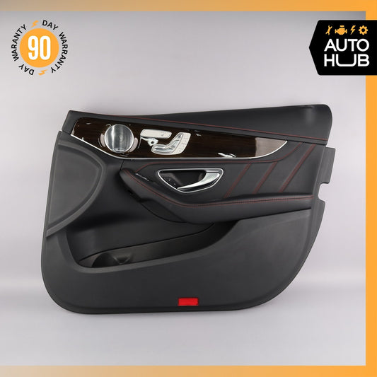 15-21 Mercedes W205 C43 AMG C350e Front Right Side Interior Door Panel OEM - photo 1