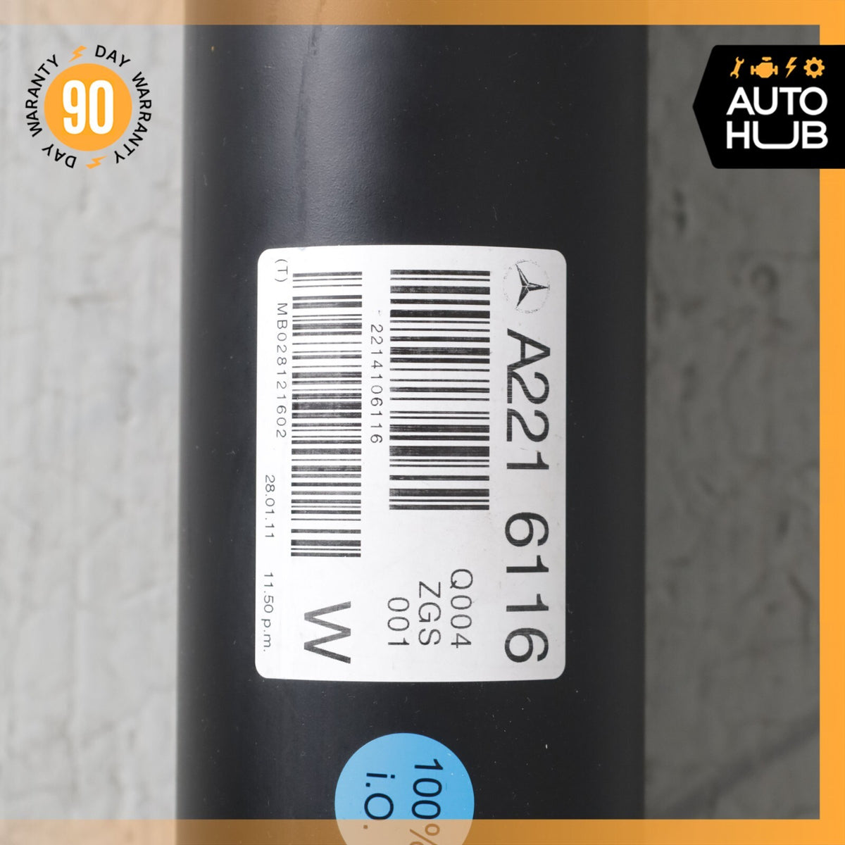 10-13 Mercedes W221 S400 Driveshaft Propeller Shaft 2214106116 OEM 77k - photo 10