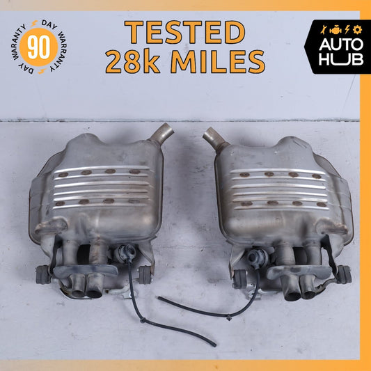 18-20 Mercedes W222 S450 S560e M276 Exhaust Mufflers Tips Set 2224911600 OEM 28k - photo 1