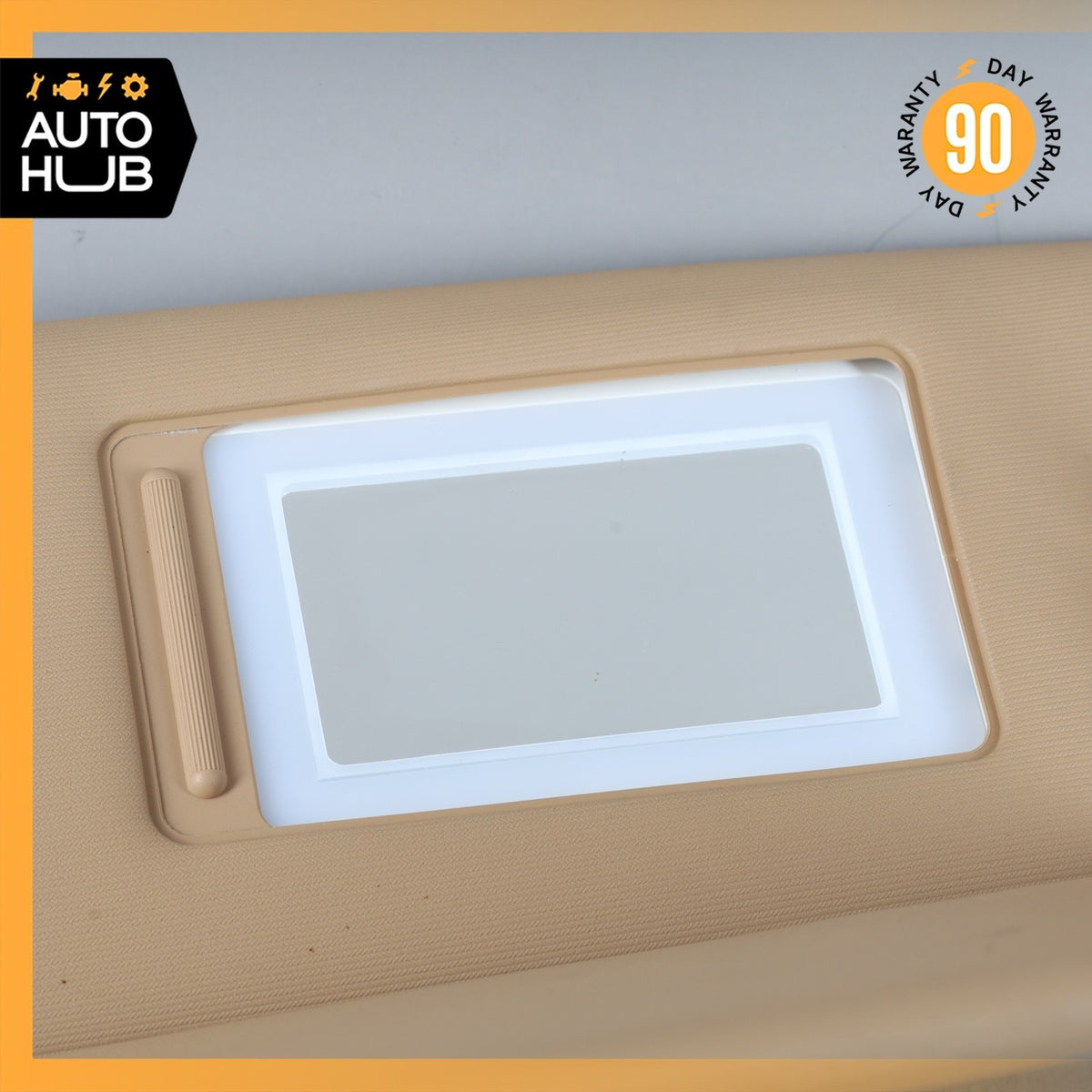 11-14 Porsche Cayenne 958 Sun Visor Sunvisor Front Left Driver Side Beige OEM - photo 15