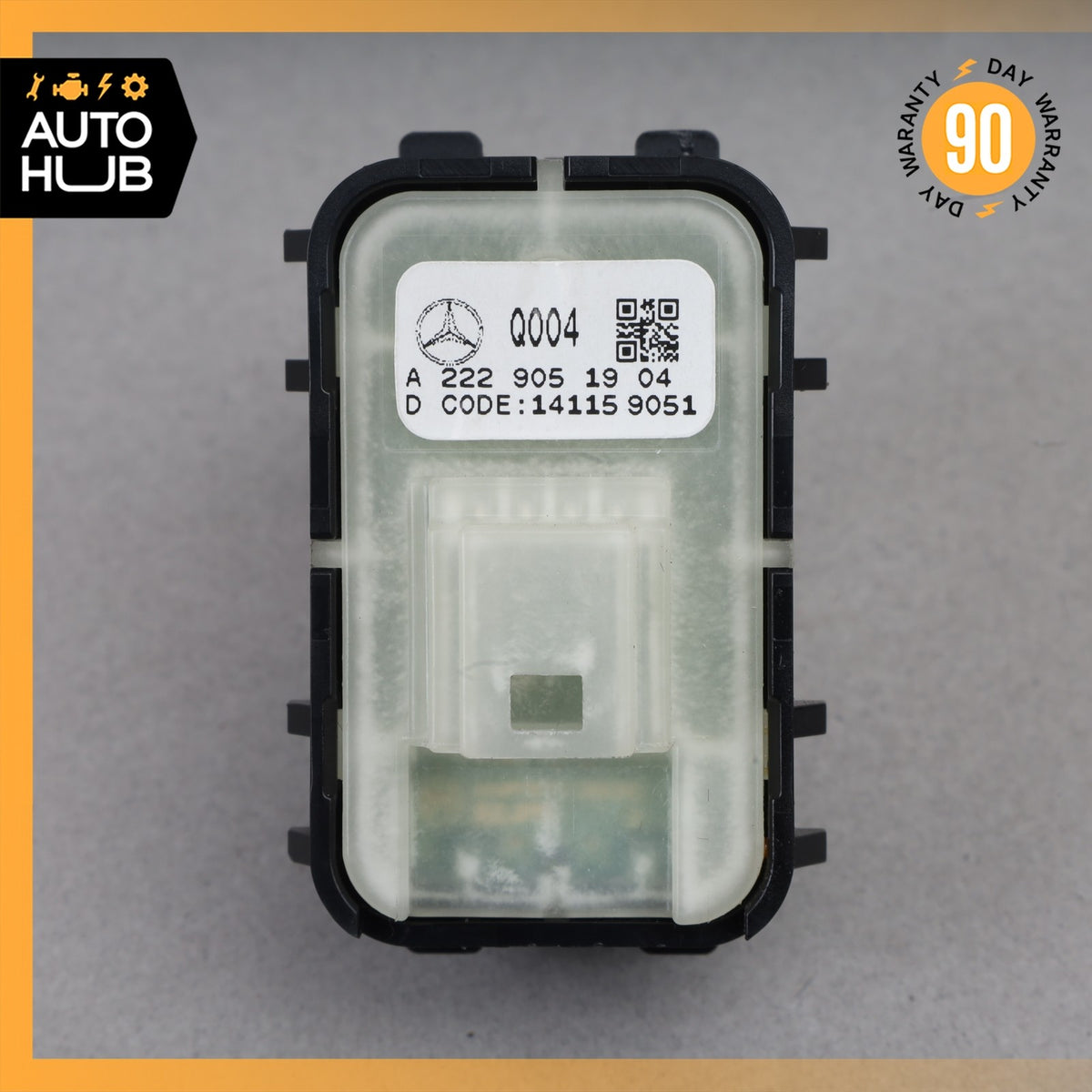14-17 Mercedes W222 S65 AMG S550e Front Right Window Control Switch Black OEM - photo 6