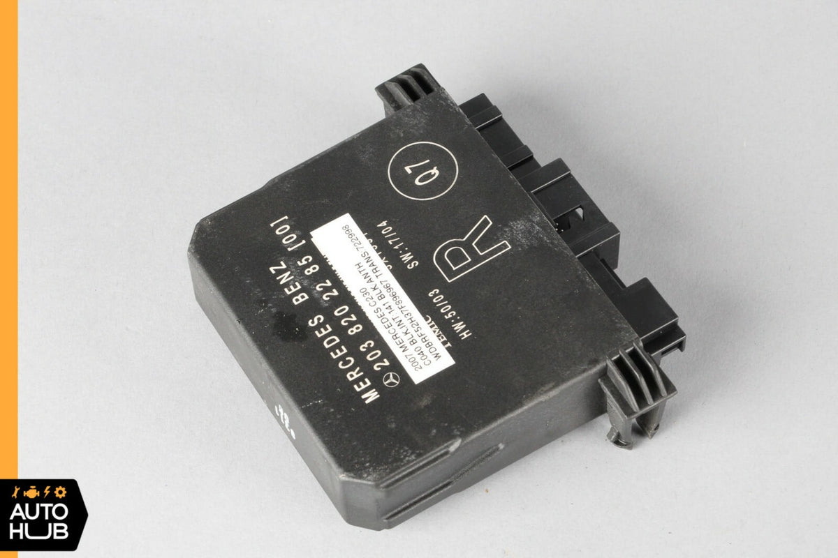 01-07 Mercedes W203 C230 C240 C320 Rear Right Door Control Module 2038202285 OEM - photo 2