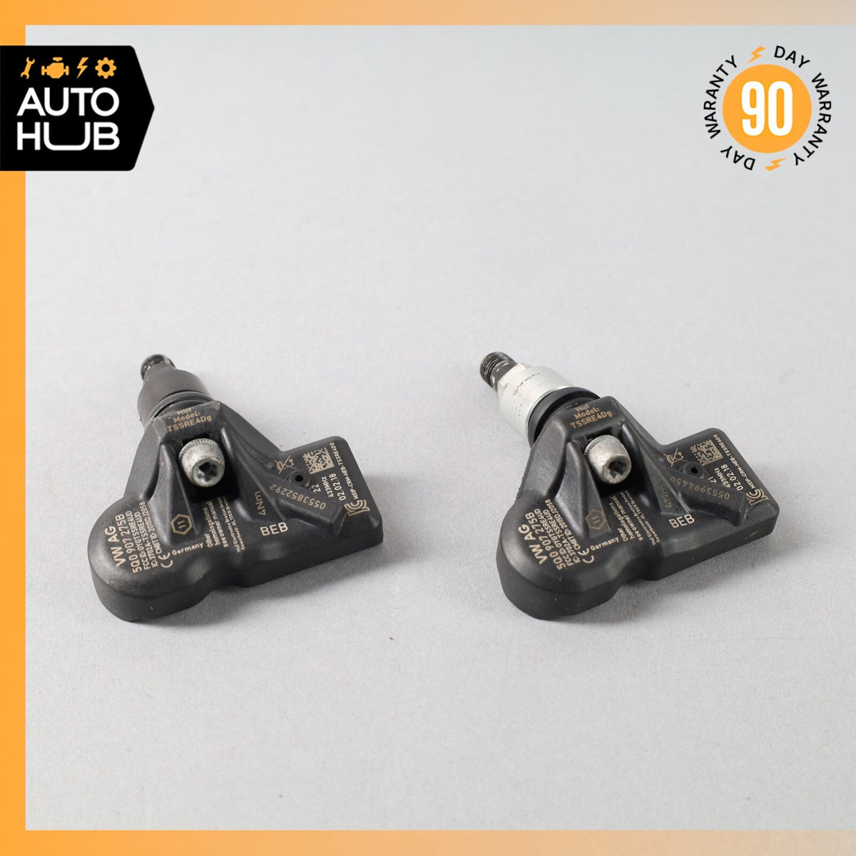 2018 Porsche Panamera 971 4S TPMS Tire Pressure Sensor Set of 2 OEM 6k MILES - photo 7