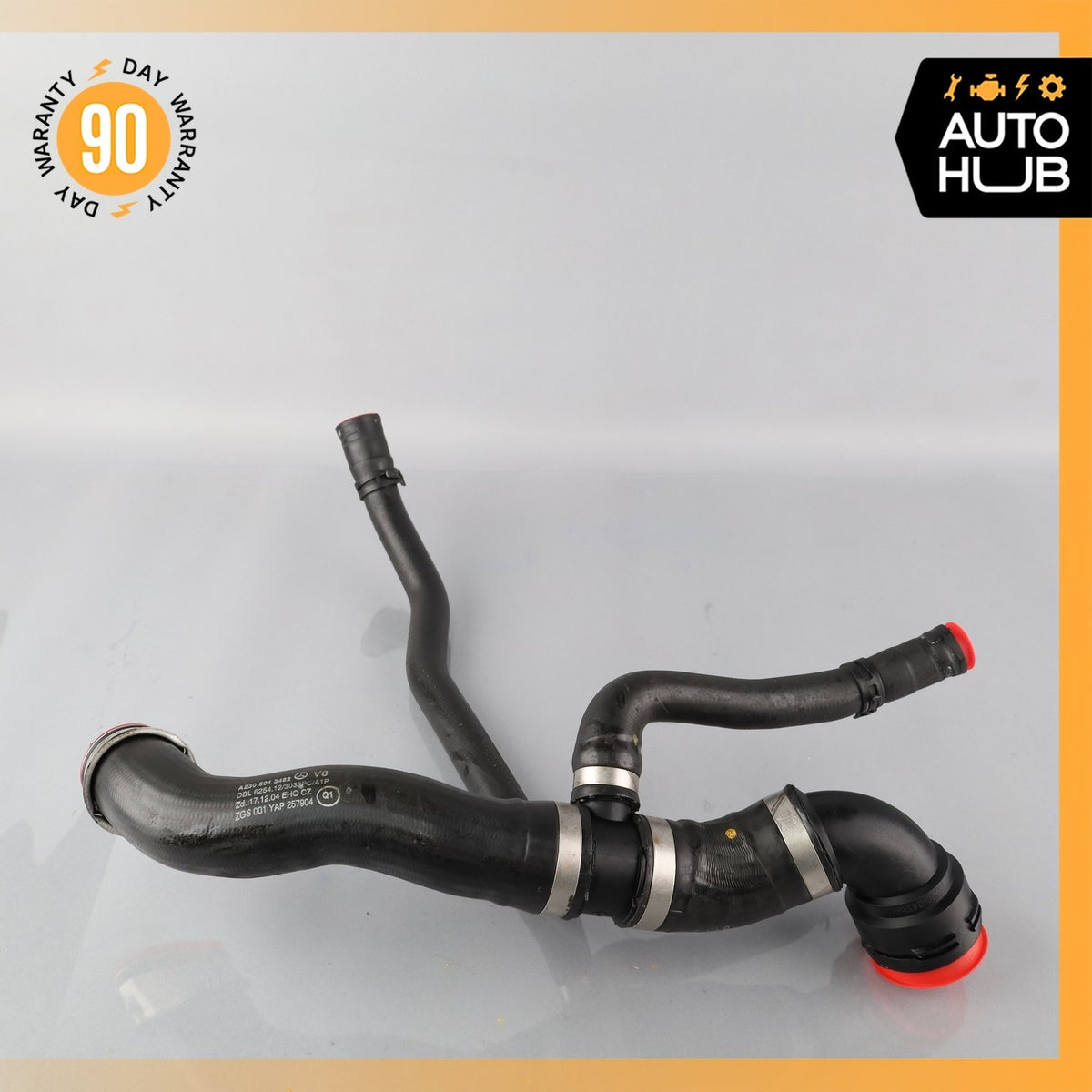 07-12 Mercedes R230 SL550 Lower Radiator Cooling Hose Pipe 2305013482 OEM - photo 1