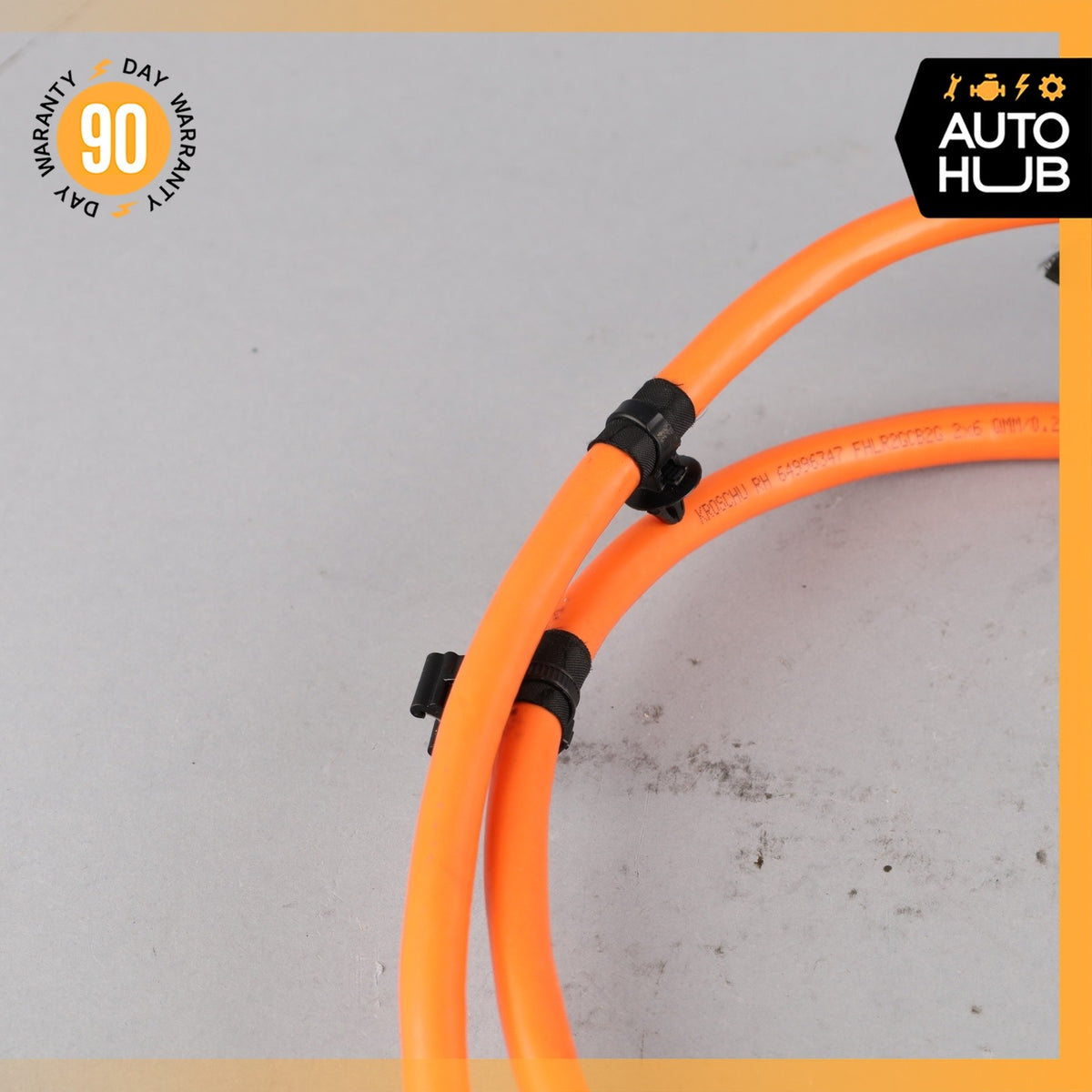 16-18 BMW F15 X5 Hybrid A/C AC Air Compressor Wire Wiring Cable 6800375 OEM - photo 5