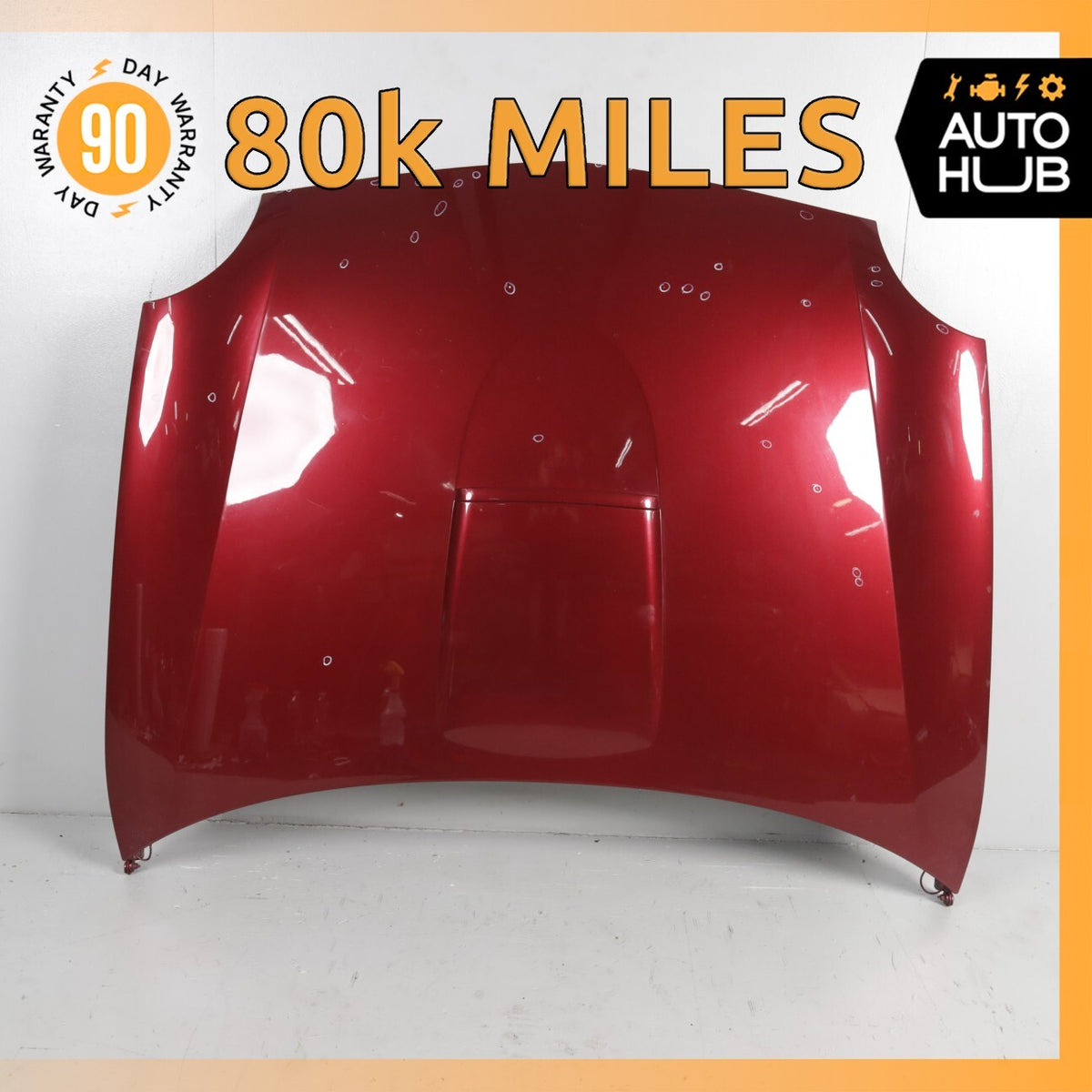 02-05 Ford Thunderbird 3.9L V8 Hood Cover Panel Assembly Red OEM 80k - photo 1