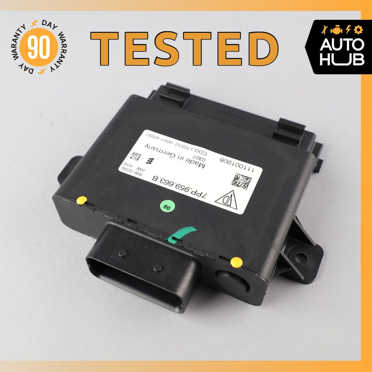 Porsche Cayenne 958 Start Stop Voltage Stabilizer Control Module ECU OEM - photo 1