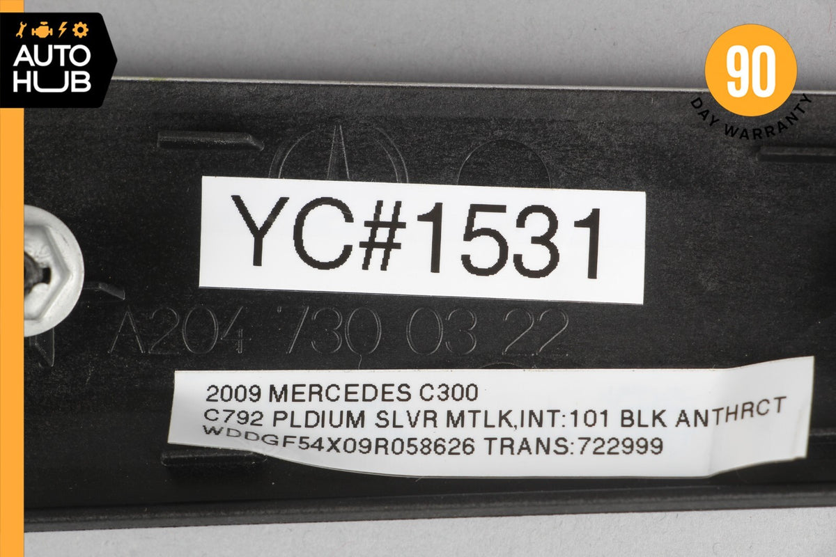 08-14 Mercedes W204 C300 C250 Rear Left Side Door Panel Trim 2047300322 OEM - photo 11
