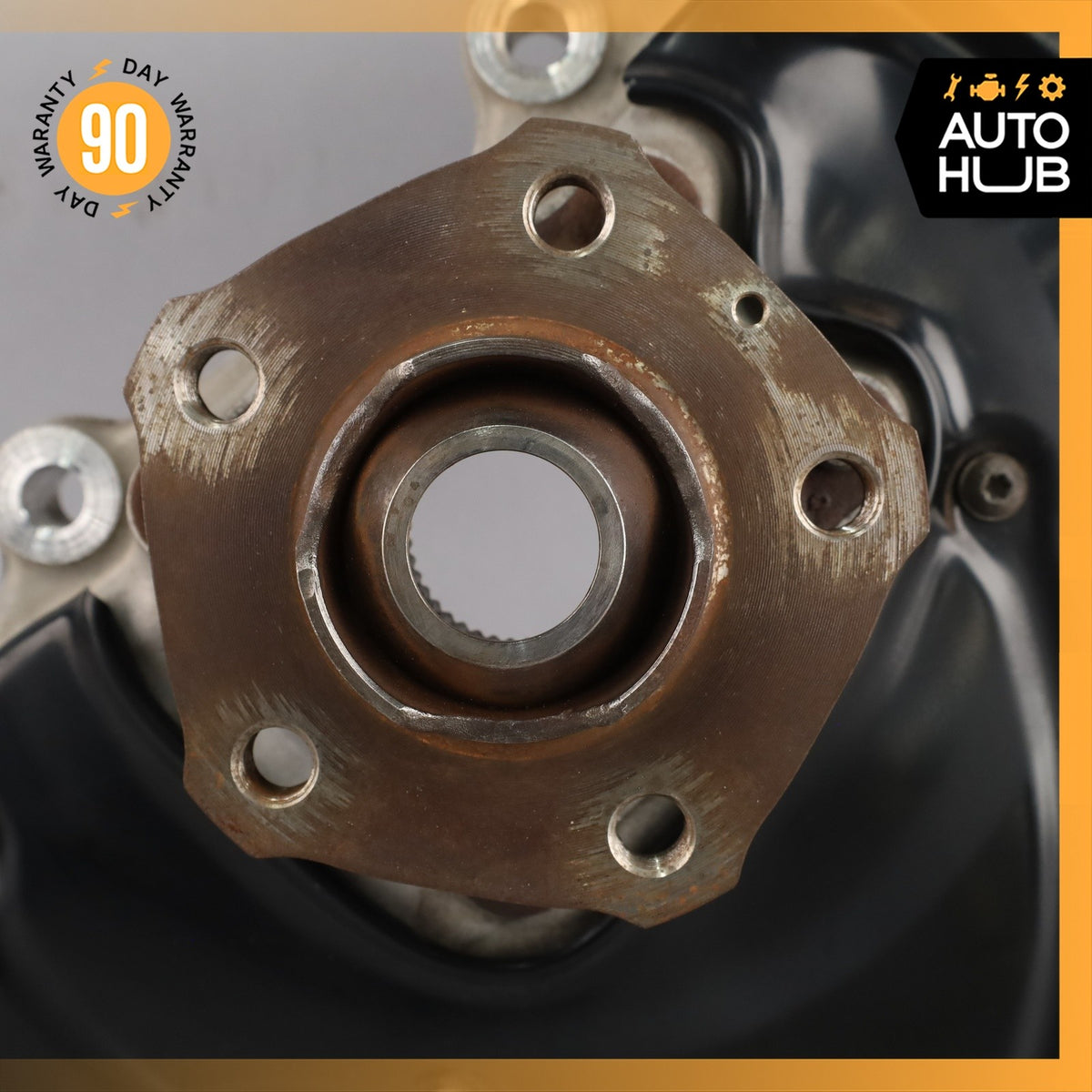 17-25 Audi 4M Q7 Q8 e-Tron Quattro Front Right Spindle Knuckle w/ Shield OEM - photo 7