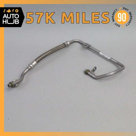 15-20 Mercedes X253 GLC300 C300e C300 E300 M274 Turbocharger Feed Oil Line OEM - photo 1